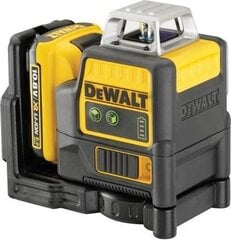 Линейный лазерный нивелир Dewalt 10.8В 2.0Ач 2x (DCE0811D1G) цена и информация | Механические инструменты | kaup24.ee