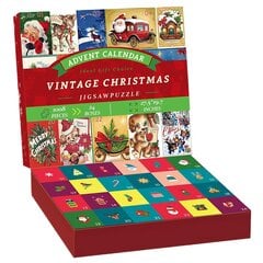 Kalender Puzzle Christmas Countdown 24 Days Puzzles, hind ja info | Jõulukaunistused | kaup24.ee