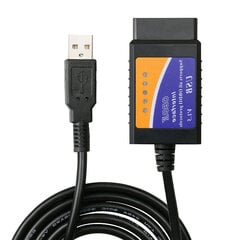 komplekti, auto veadetektor – loeb ja kustutab veakoode 3 minutiga! ELM327 USB V1.5 OBD2 skanner koos manuaalse CD OBDII diagnostikakastiga kõikidele sõidukitele цена и информация | Аксессуары для корпусов | kaup24.ee