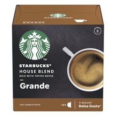 Starbucks Nescafé Dolce Gusto Grande House Blend, 12 капс . цена и информация | Кофе, какао | kaup24.ee