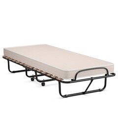 Costway Kokkupandav voodi Memory Foam madratsiga, 80 x 190 x 33 cm цена и информация | Кровати | kaup24.ee