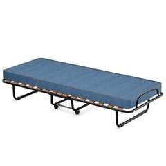 Costway Kokkupandav voodi Memory Foam madratsiga, 190 x 80 x 33 cm hind ja info | Voodid | kaup24.ee