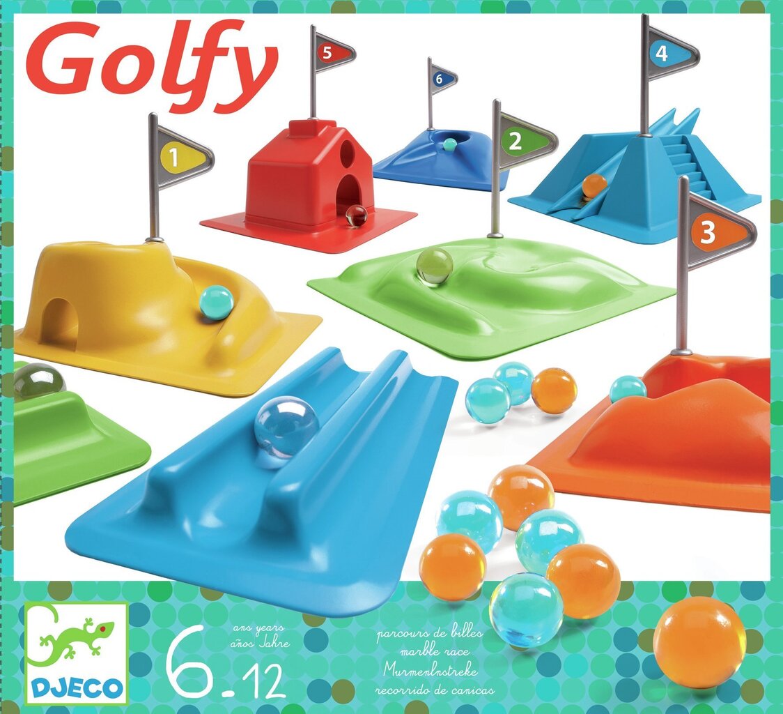 Oskuste mäng - Golf, Djeco DJ02001 цена и информация | Mänguasjad (vesi, rand ja liiv) | kaup24.ee