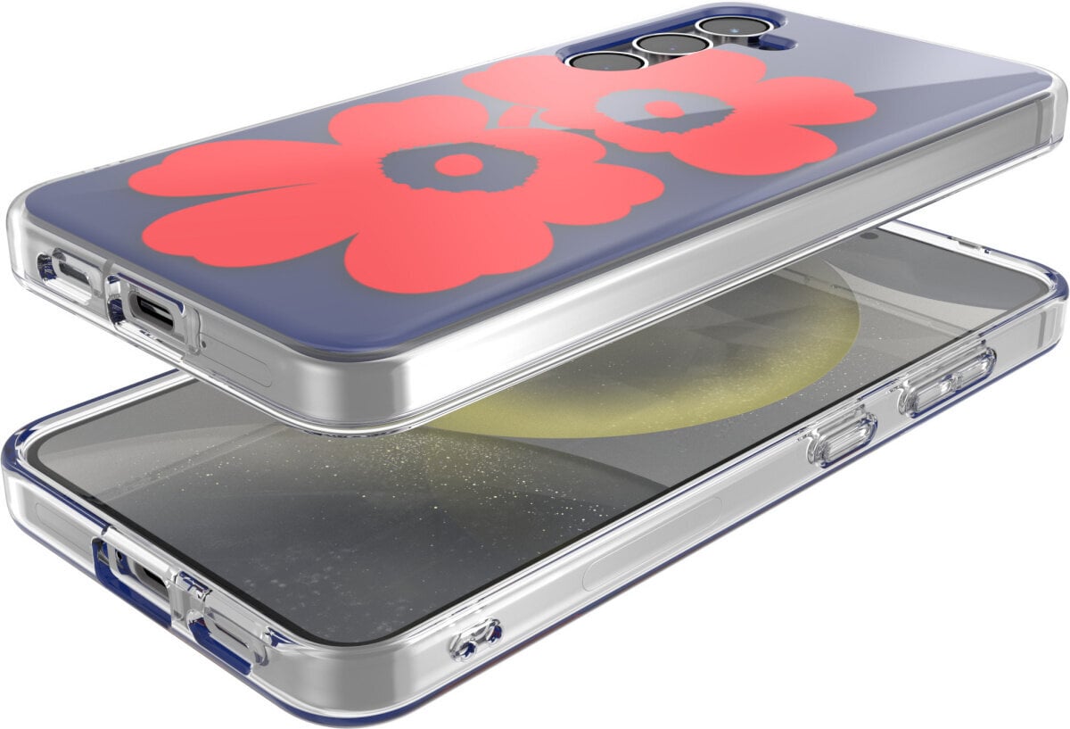 Samsungi kaitseümbris Marimekko Dual Layer Case, Galaxy S24, sinine/punane hind ja info | Ekraani kaitsekiled | kaup24.ee