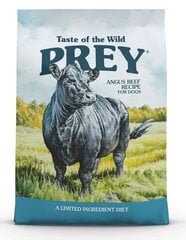 Taste Of The Wild kuivtoit koerale Prey Angus Beef, 11,34kg hind ja info | Toidukausid loomadele | kaup24.ee