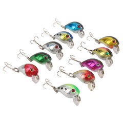 10 шт. Minnow Crankbait Fishing Hard Baits Fishing Lures Kit для соленой и пресной воды цена и информация | Прикормки | kaup24.ee