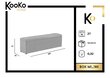 Tumba koos hoiukastiga Kooko Home Mi 200, must hind ja info | Kott-toolid, tumbad, järid | kaup24.ee