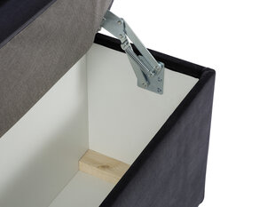 Пуф с ящиком для хранения вещей Milo Casa Bruno 160, темно-синий цена и информация | Кресла-мешки и пуфы | kaup24.ee