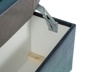 Пуф с ящиком для хранения вещей Milo Casa Bruno 160, зеленый цена и информация | Кресла-мешки и пуфы | kaup24.ee
