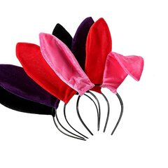 Cosplay Rabbit Ear Hair Moodne Peakate Creative Hair Accessory Performance Party Juuksepael (Roosa) hind ja info | Juuste aksessuaarid | kaup24.ee