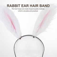 1Tk Plush Rabbit Ear Peapael Lovely Party Rabbit Ear Modeling Headdress Prop hind ja info | Juuste aksessuaarid | kaup24.ee