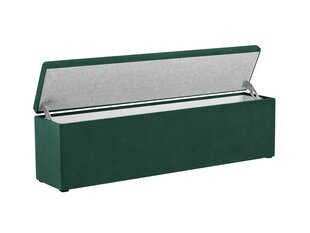 Пуф с ящиком для хранения вещей Milo Casa Lara 200, темно-зеленый цена и информация | Кресла-мешки и пуфы | kaup24.ee
