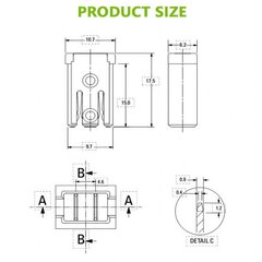 14 tk mini split kasseti kaitsmekomplekt autotööstusele MCASE 15A 20A 25A 30A 40A 50A 60A 32V hind ja info | Lisaseadmed | kaup24.ee