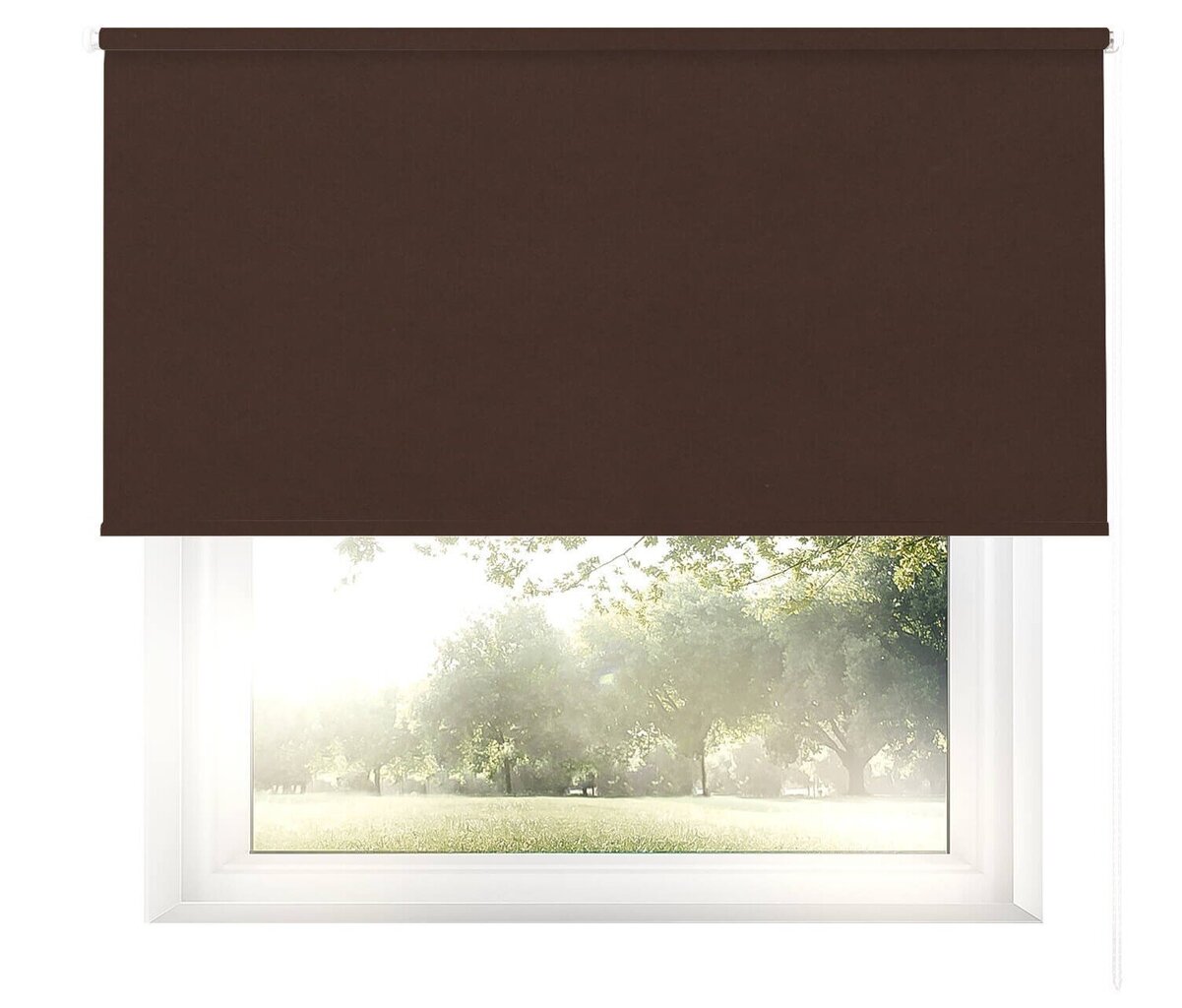 Valguskindel rulookardin Blackout 140x170 cm, pg-10 pruun hind ja info | Rulood | kaup24.ee