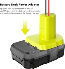 Jõurataste adapter Ryobi 18V One+ P108 P107 P102 jaama toitepistik (B) jaoks hind ja info | Akulaadijad | kaup24.ee