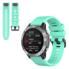 Garmin Fenix 6X Pro silikoonist kellarihm - heleroheline roheline цена и информация | Аксессуары для смарт-часов и браслетов | kaup24.ee