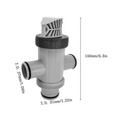 Asendus 11872 Kahe Poolitatud Vooliku Kolvi Klapi Vooliku Ühenduspesa, Mis Ühildub Elektrilise Käsitsi Basseinipumba Ja Ab-Ga hind ja info | Tolmuimejate lisatarvikud | kaup24.ee