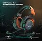 Fifine Dynamic RGB mängukõrvaklapid Mic Over-Ear kõrvaklapid 7.1 Surround Sound PC PS4 PS5 3 EQ Valikud Mäng Movie Muusika цена и информация | Kõrvaklapid | kaup24.ee