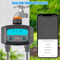 Programmeeritav aiavooliku niisutussüsteem Tuya Smart veetaimer 1 tk Bluetooth Dual Outdoor hind ja info | Muud mööblitarvikud | kaup24.ee