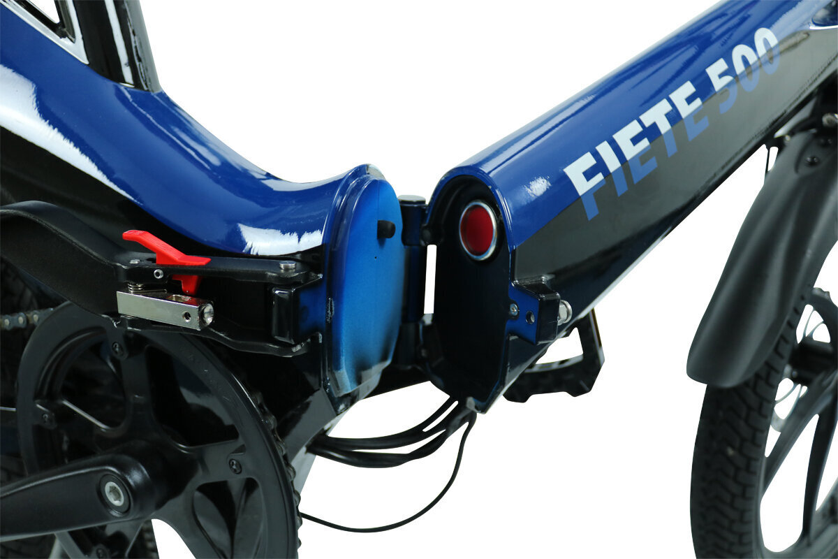 Elektriline kokkupandav jalgratas Blaupunkt Fiete 500 20", sinine hind ja info | Elektrirattad | kaup24.ee