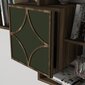 Seinariiul Kalune Design Arco, pruun/roheline цена и информация | Riiulid | kaup24.ee