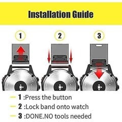 Silikoonrihm Fenix 5x 26mm lai ühilduv Fenix 5x/fenix 5x Plus/fenix 6x Pro цена и информация | Аксессуары для смарт-часов и браслетов | kaup24.ee