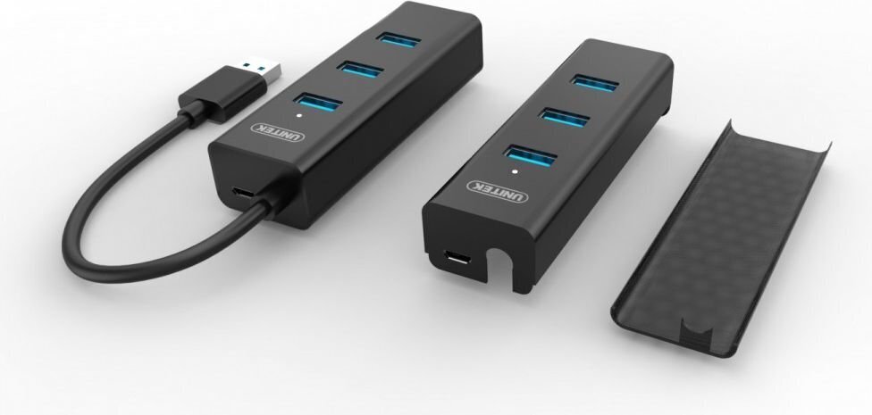 UNITEK HUB USB 3.0 Y-3089, 4 PORTY, BEZ ZASILACZA hind ja info | USB jagajad, adapterid | kaup24.ee