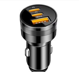 78W PD USB C autolaadija Dual PD QC3.0 Kiire toite laadimisplokk sigarettide tulemasina pistikupesa jaotaja toiteadapter hind ja info | Elektriautode laadimisjaamad | kaup24.ee