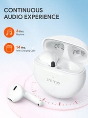 JMMO juhtmeta kõrvaklapid Premium Sound 5.3 automaatse sidumise kõrvaklapid 14H mänguajaga Kerged IPX4 veekindlad juhtmevabad mikrofoniga kõrvaklapid, mis ühilduvad iPhone'i Androidiga, mängukõrvaklapid ja kõlar, mikrofon, pühadekingitus sõbrapäeva kingit цена и информация | Наушники | kaup24.ee