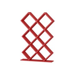 Eraldiseisev riiul Kalune Design Kumsal, punane hind ja info | Riiulid | kaup24.ee