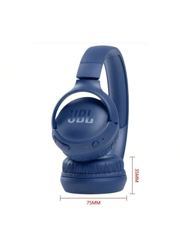 Originaal JBL TUNE 510BT Bluetoothi juhtmeta kõrvaklapid Purebass Sound Kaasaskantav mänguri spordikõrvaklapp mikrofoniga T510bt-Blue цена и информация | Kõrvaklapid | kaup24.ee