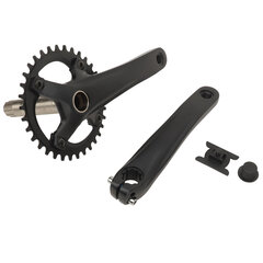 Комплект шатунов для велосипеда 34T Hollow Integrated Single Speed Round Chainring из алюминиевого сплава для шоссейного велосипеда MTB BMX цена и информация | Другие запчасти для велосипеда | kaup24.ee