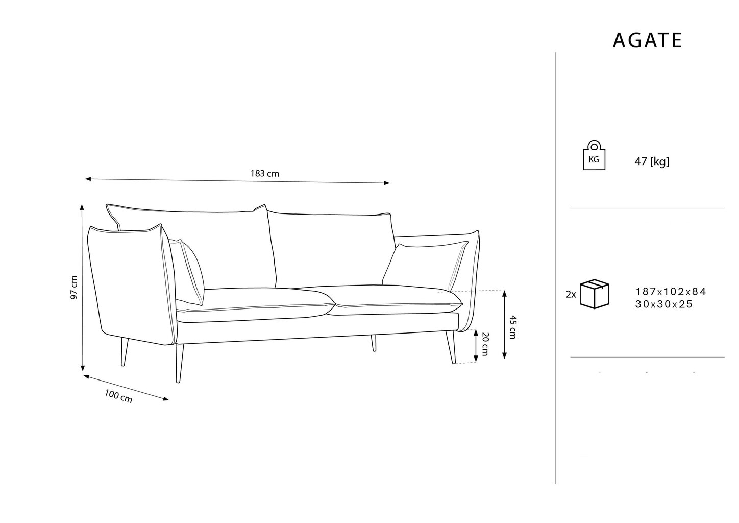 Diivan Micadoni Home Agate 3S, helehall/kuldne цена и информация | Diivanid ja diivanvoodid | kaup24.ee