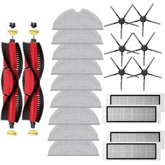 Asendus S5 S5max S6 S6 Maxv S6 Pure E4 E5 Robottolmuimeja Varuosade Peamise Küljeharja Hepa Filtri Mop Jaoks hind ja info | Tolmuimejate lisatarvikud | kaup24.ee