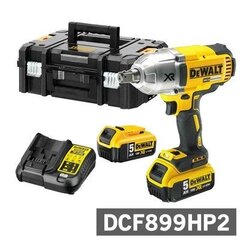 Löökmutrikeeraja Dewalt 18V 2x5,0Ah Li-ion DCF899HP2-QW цена и информация | Шуруповерты, дрели | kaup24.ee