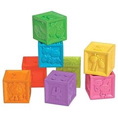 Складные мягкие блоки Infantino, 8 шт. цена и информация | Игрушки для малышей | kaup24.ee