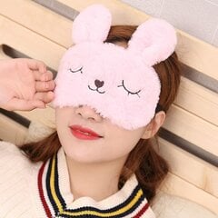 tükki Cute Animal Baby Rabbit Sleep Eye Eye Mask Pehme Plush Sleep Eye Eye Mask $ 4 tükki armsat lihtsat plüüsist silmamaski $ 4 tükki Plush silmamaski Lun hind ja info | Suuhügieen | kaup24.ee