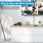 Ankbit RT5008 TV juhtmevabad Hi-Fi stereo kõrvaklapid koos Bluetooth 5.3, TV saatjaga, kahe kanaliga komplekt цена и информация | Kõrvaklapid | kaup24.ee