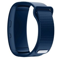 Samsung Gear Fit2 lihtne silikoonkellarihm – tumesinine suurus: S sinine цена и информация | Аксессуары для телефонов | kaup24.ee