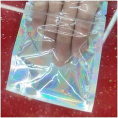 ZIP LOCK/MINIGRIP kotid 20 x 30 cm - hologramm, irisev, suletav - 100 tk pakk hind ja info | Kingituste pakendid | kaup24.ee