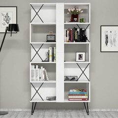 Eraldiseisev riiul Kalune Design Extra, valge/must hind ja info | Riiulid | kaup24.ee