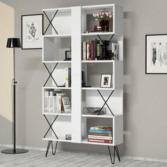 Eraldiseisev riiul Kalune Design Extra, valge/must hind ja info | Riiulid | kaup24.ee