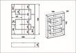 Eraldiseisev riiul Kalune Design Esteban, must/helepruun цена и информация | Riiulid | kaup24.ee