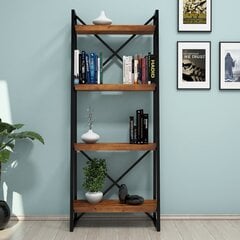 Напольный стеллаж Kalune Design Alaro Ladder, коричневый/черный цена и информация | полка | kaup24.ee