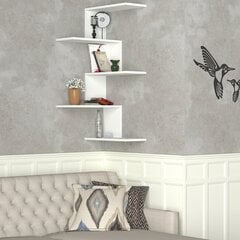 Seinariiul Kalune Design Caniko, valge hind ja info | Riiulid | kaup24.ee
