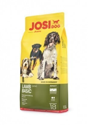JOSERA JosiDog Basic Adult Lamb для всех пород собак, с бараниной 18 кг