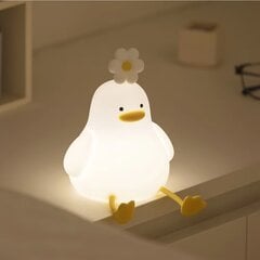 Silikoon Duck Night Light Dimmable Lastehoiu magamislamp USB laetav ajastus voodi puutelamp lastele Toa dekoratsioon hind ja info | Lastetoa valgustid | kaup24.ee