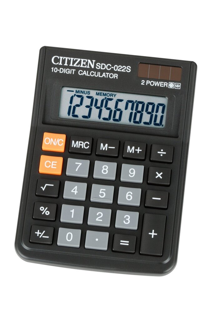 Kalkulaator Citizen SDC 022S цена и информация | Kirjatarbed | kaup24.ee