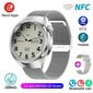 Gt4 Pro Gps Nfc Nutikell Meeste 360*360 Amoled Ekraan Pulss Bluetooth Kõne Ip68 Veekindel Meeste Nutikell Jaoks._Silver mesh belt_NFC Watch GT4 Pro цена и информация | Nutikellad (smartwatch) | kaup24.ee