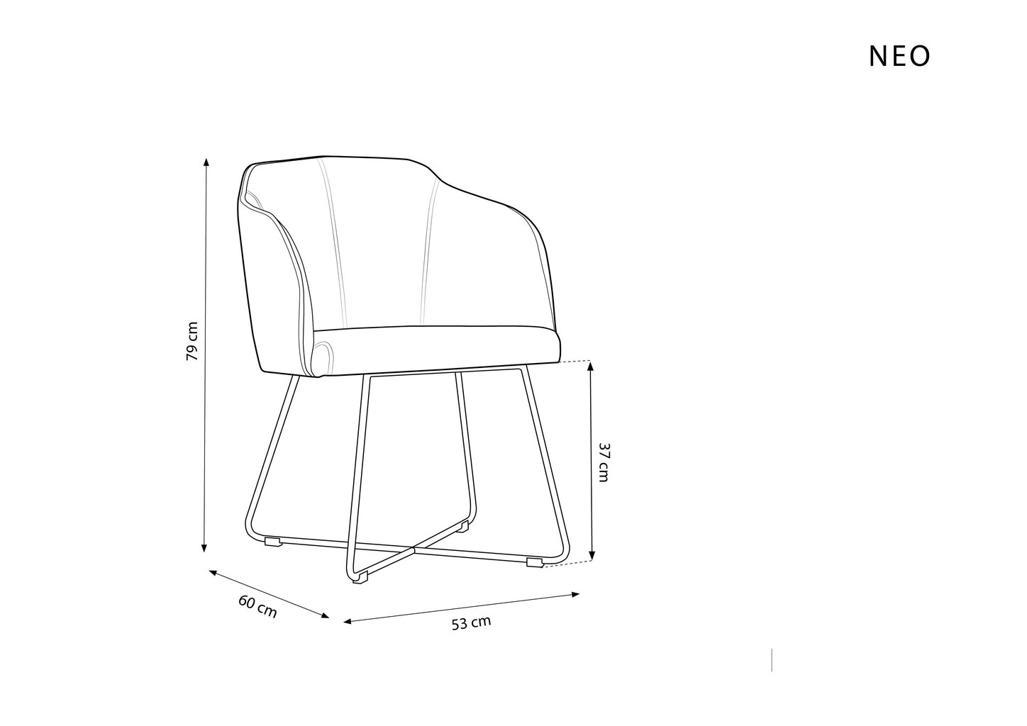 Tool Micadoni Home Neo, helehall цена и информация | Söögitoolid, baaritoolid | kaup24.ee